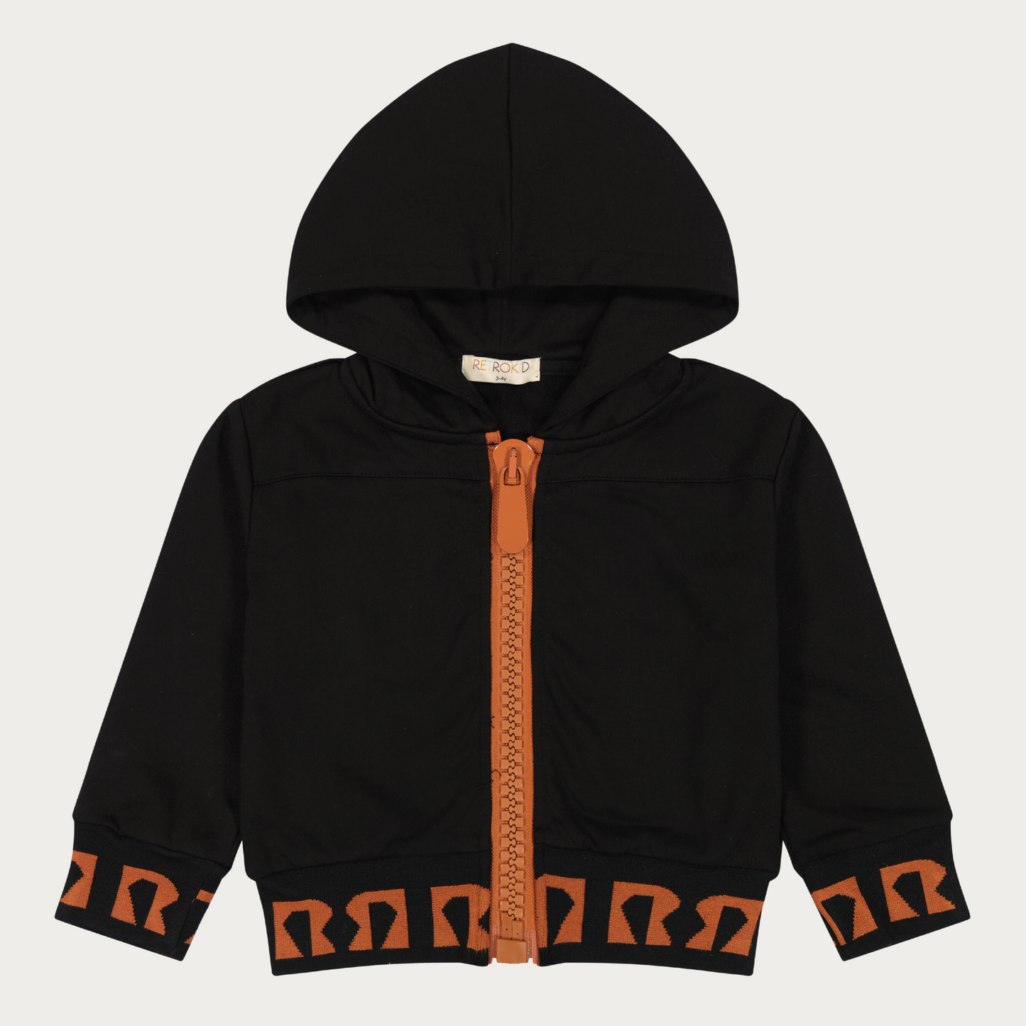 Hooded Sweatshirt w/ Oversized Zipper