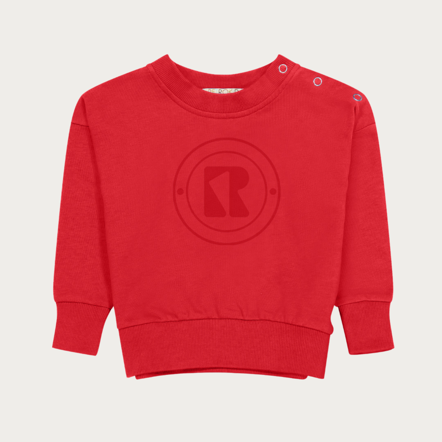 Velour Stamped Sweatshirt